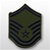 USAF Subdued Chevrons: E-7 Master Sergeant (MSgt) - Small - Female
