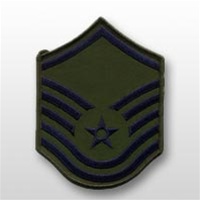 USAF Subdued Chevrons: E-7 Master Sergeant (MSgt) - Small - Female