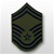 USAF Subdued Chevrons: E-8 Senior Master Sergeant (SMSgt) - Small - Female