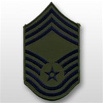 USAF Subdued Chevrons: E-9 Chief Master Sergeant (CMSgt) - Small - Female