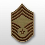 USAF Desert Chevrons: E-9 Chief Master Sergeant (CMSgt) - Large - Male