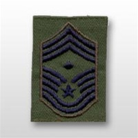 USAF Enlisted GoreTex Jacket Tab: E-9 Chief Master Sergeant (CMSgt) with Diamond - For BDU