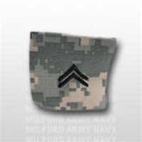 US Army ACU Rank with Hook Closure: E-4 Corporal (CPL)