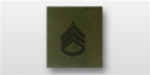 US Army Rank Subdued Fatigue: E-6 Staff Sergeant (SSG) - OBSOLETE! AVAILABLE WHILE SUPPLIES LASTS!