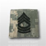 US Army ACU Rank with Hook Closure: E-8 Master Sergeant (MSG)