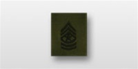 US Army Rank Subdued Fatigue: E-9 Sergeant Major (SGM) - OBSOLETE! AVAILABLE WHILE SUPPLIES LASTS!