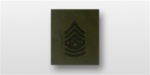 US Army Rank Subdued Fatigue: E-9 Command Sergeant Major (CSM) - OBSOLETE! AVAILABLE WHILE SUPPLIES LASTS!
