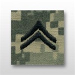 US Army ACU Cap Device, Sew-On:  E-4 Corporal (Cpl)