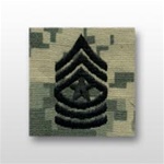 US Army ACU Cap Device, Sew-On:  E-9 Sergeant Major (SGM)
