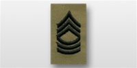 US Army Rank Desert Fatigue: E-8 Master Sergeant (MSG) - This item is being phased out! NO RETURNS!
