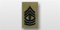 US Army Rank Desert Fatigue: E-8 First Sergeant (1SG) - This item is being phased out! NO RETURNS!