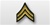 US Army Rank Womens Gold/Green: E-4 Corporal (CPL)