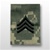 US Army ACU GoreTex Jacket Tab: E-5 Sergeant (SGT)