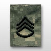 US Army ACU GoreTex Jacket Tab: E-6 Staff Sergeant (SSG)