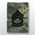 US Army ACU GoreTex Jacket Tab: E-7 Sergeant First Class (SFC)