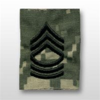 US Army ACU GoreTex Jacket Tab: E-8 Master Sergeant (MSG)