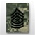 US Army ACU GoreTex Jacket Tab: E-9 Sergeant Major (SGM)