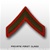 USMC Rank Mens Merrowed Edge Green/Red: E-2 Private First Class (PFC)