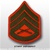 USMC Rank Mens Merrowed Edge Green/Red: E-6 Staff Sergeant (SSgt)