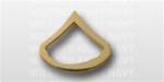 US Army Rank Mens 22k Anodized Collar Insignia:  E-3 Private First Class (PFC)