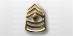 US Army Rank Mens 22k Anodized Collar Insignia:  E-8 First Sergeant (1SG)