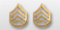 USMC 22k Gold Collar Insignia: E-6 Staff Sergeant (SSgt)