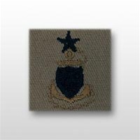USCG Collar Device - Sew On: E-8 Senior Chief Petty Officer (SCPO) - Desert