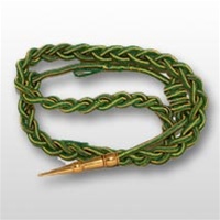 US Army Fourragere: French WWII Green & Gold Shoulder Cord