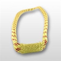 USMC Aiguillettes: Service - 3 Strand (Synthetic Gold/Red)