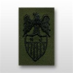US Army Badges Subdued Fatigue: Aides Insignia: Aide To  O-8 Major General (MG) - Embroidered