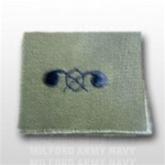 US Army Officer Branch Insignia Subdued Fatigue Embroidered: Chemical - OBSOLETE!  AVAILABLE WHILE SUPPLIES LAST!