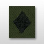 US Army Officer Branch Insignia Subdued Fatigue Embroidered: Finance - OBSOLETE!  AVAILABLE WHILE SUPPLIES LAST!