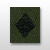 US Army Officer Branch Insignia Subdued Fatigue Embroidered: Finance - OBSOLETE!  AVAILABLE WHILE SUPPLIES LAST!