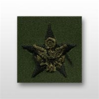 US Army Officer Branch Insignia Subdued Fatigue Embroidered: General Staff - OBSOLETE!  AVAILABLE WHILE SUPPLIES LAST!