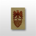 US Army Desert Subdued Aides Insignia: Aide To  O-7 Brigadier General (BG) - Embroidered