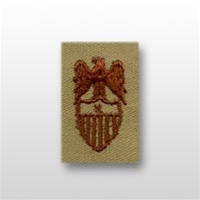 US Army Desert Subdued Aides Insignia: Aide To  O-7 Brigadier General (BG) - Embroidered