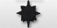 US Army Officer Branch Insignia Black Metal: Military Intelligence