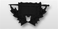US Army Officer Branch Insignia Black Metal: Staff Specialist Reserve