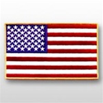 US Flag Patch: American Flag 5î X 8î Gold - 1 Each