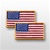 US Flag Patch: American Flag 2î X 3î - Gold Merrowed Edge - 2 Each