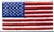 US Flag Patch: American Flag 2î X 3-1/4î White Merrowed Edge - 2 Each