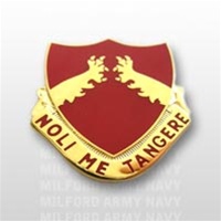 US Army Unit Crest: 321st Field Artillery - Motto: NOLI ME TANGERE