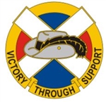 US Army Unit Crest: 310th Support Command - Motto: VICTORY THROUGH SUPPORT