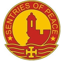 US Army Unti Crest: 1st Mission Support Command - Motto: SENTRIES OF PEACE