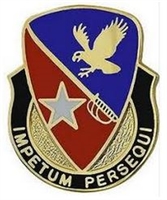 US Army Unit Crest: Combat Aviation Training Brigade - Motto: IMPETUM PERSEQUI