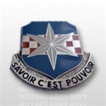 US Army Unit Crest: 313th Military Intelligence Battalion - Motto: SAVOIR CEST POUVOIR