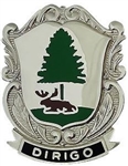 US Army Unit Crest: National Guard - Maine - Motto: DIRIGO