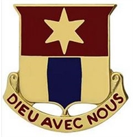 US Army Unit Crest: 769th Engineer Battalion (ARNG LA) - Motto: DIEU AVEC NOUS