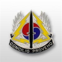 US Army Unit Crest: Special Operations Command - Korea - Motto: CONCILIO PROVEHO