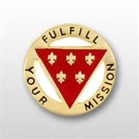 US Army Unit Crest: 3rd Infantry Division (Artillery) - Motto: FULFILL YOUR MISSION